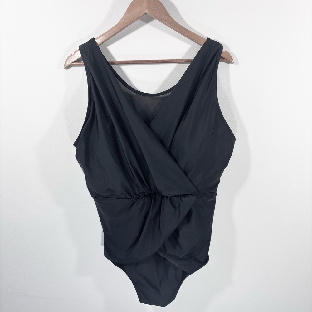 Avenue black one piece bathing suit